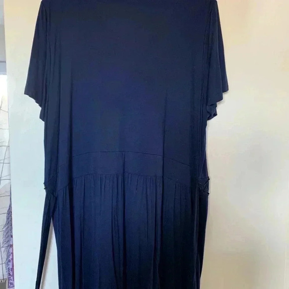 Navy Embellished Dress - Picture 4 of 5